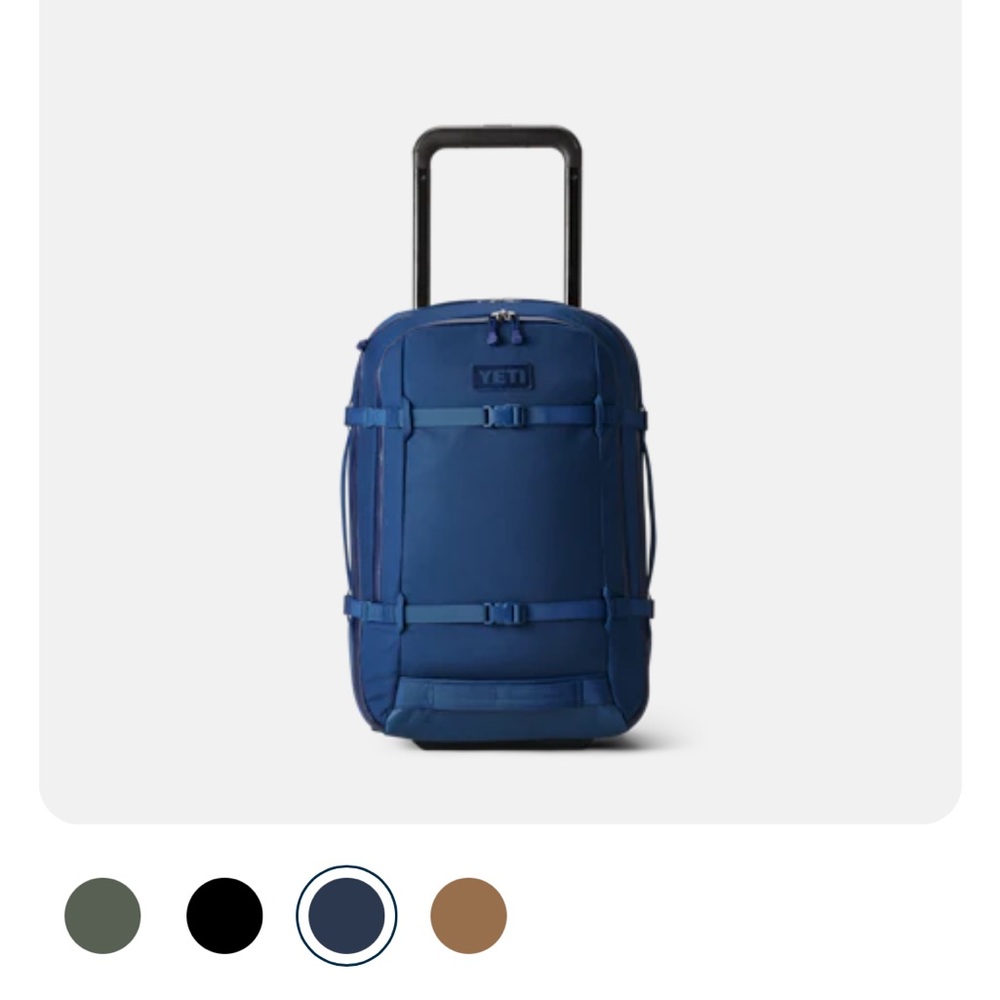 BNWT Yeti Blue Suitcase